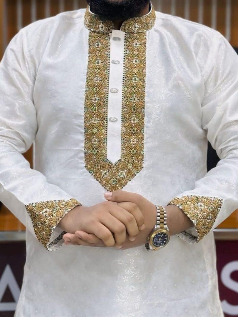 লাক্সারি কাতান পাঞ্জাবি [code-7]