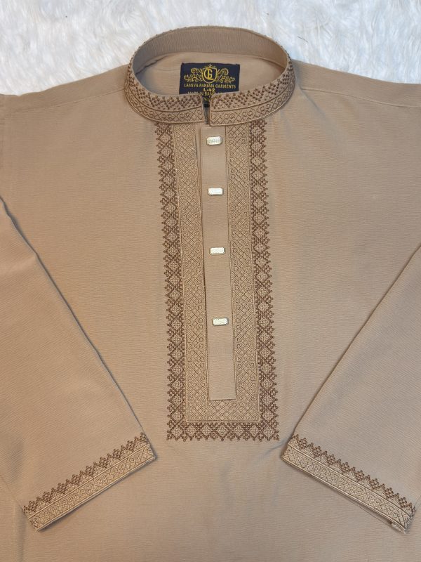 (Code-81) China Zaffran Stretch Panjabi - Image 1