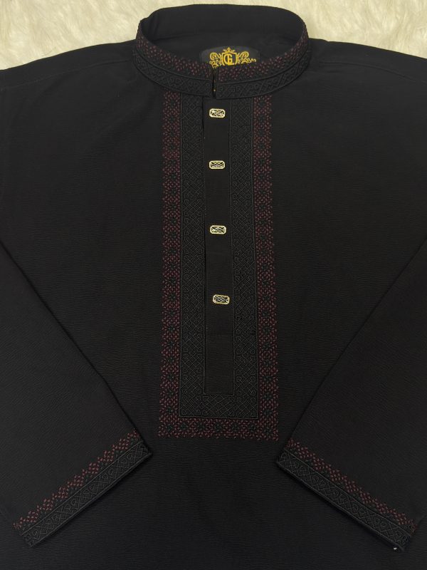 (Code-82) China Zaffran Stretch Panjabi - Image 1