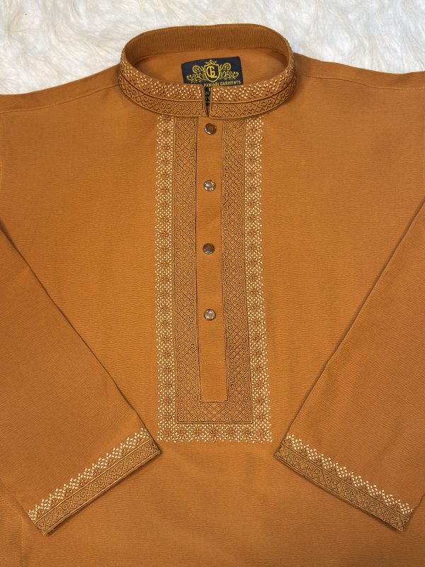 (Code-83) China Zaffran Stretch Panjabi - Image 1